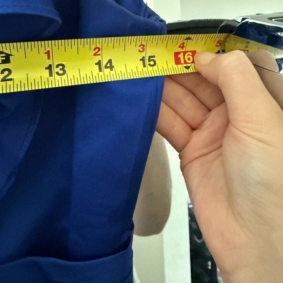 Elegant Modern Maids Royal Blue one shoulder bridesmaid w/ Shawl dress Sz 6 - Picture 4 of 9